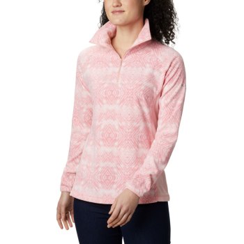 Columbia Pullover Dames, Arctic Air Printed Half-Zip Fleece Roze Citroen, 27NYHAOBJ